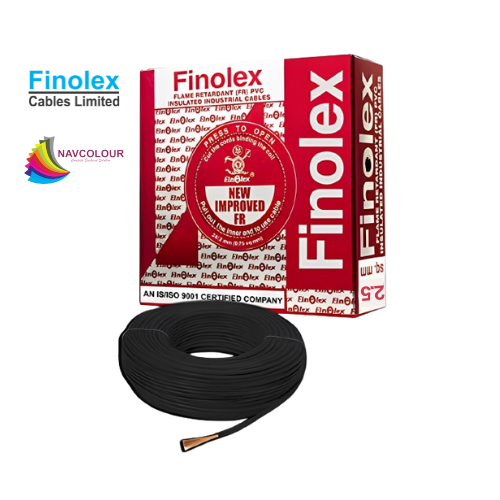 FINOLEX 6.0SQ MM WIRE (90MTR) SILVER