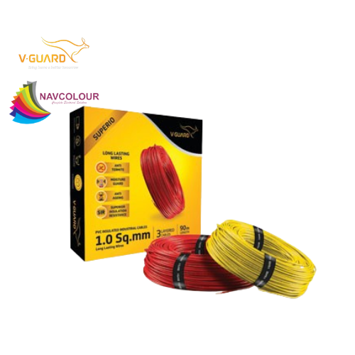 V GUARD SUPERIO FR WIRE 1.0SQMM (90MTR)