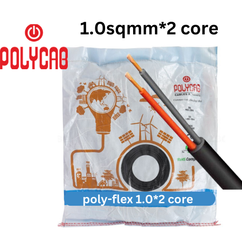 POLYCAB 1.0 SQMM 2 CORE WIRE