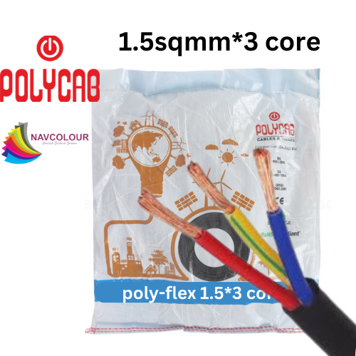 POLYCAB 1.5 SQMM 3 CORE WIRE
