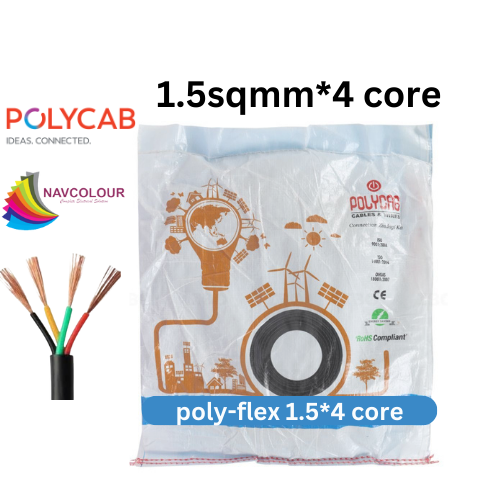POLYCAB 1.5 SQMM 4 CORE WIRE