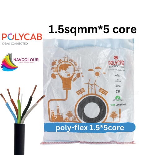 POLYCAB 1.5 SQMM 5 CORE WIRE