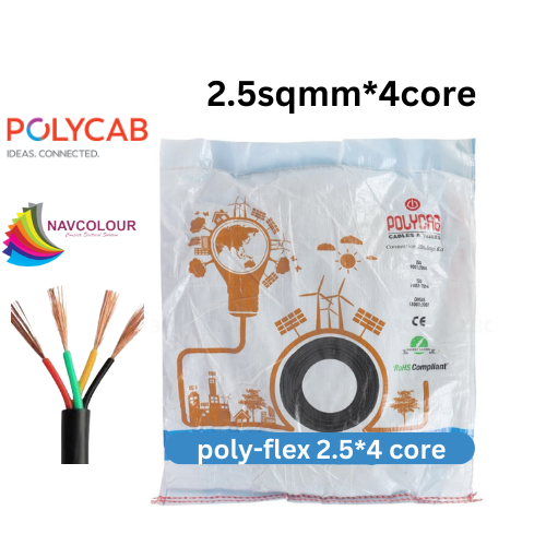 POLYCAB 2.5 SQMM 4 CORE WIRE