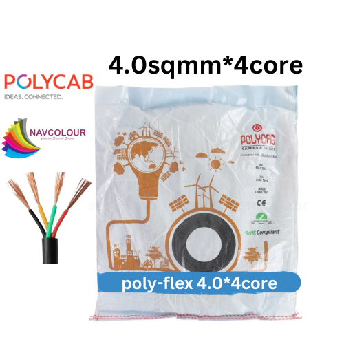POLYCAB 4.0 SQMM 4 CORE WIRE