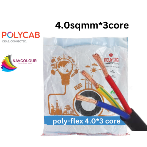 POLYCAB 4.0 SQMM 3 CORE WIRE