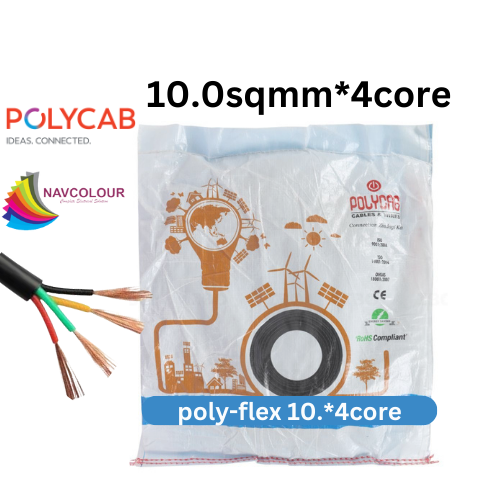POLYCAB 10.0 SQMM 4 CORE WIRE
