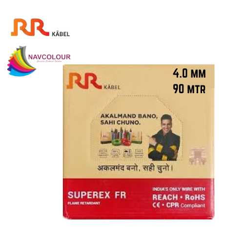 RR KABEL 4.0 SQ MM SUPEREX FR WIRE 90MTRS