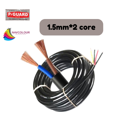 P GUARD 1.5 SQMM 2 CORE WIRE 90 MTR