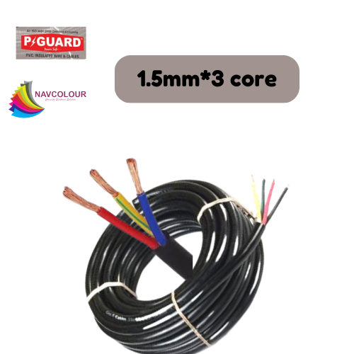 P GUARD 1.5 SQMM 3 CORE WIRE 90 MTR