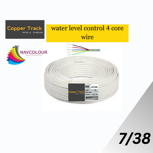 COPPER TRACK 4CORE WATER LEVEL WIRE 7/38