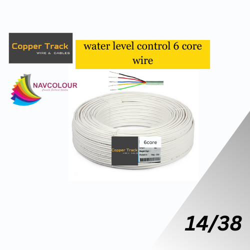 COPPER TRACK 6CORE WATER LEVEL WIRE 14/38