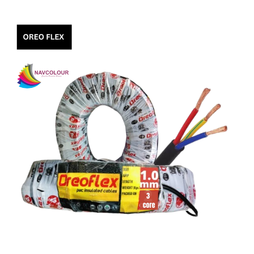 OREO FLEX 1.0 SQMM 3 CORE WIRE 90 MTR