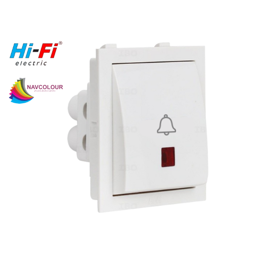HI FI 10A 2M E CLASS BELL PUSH WITH INDICATOR