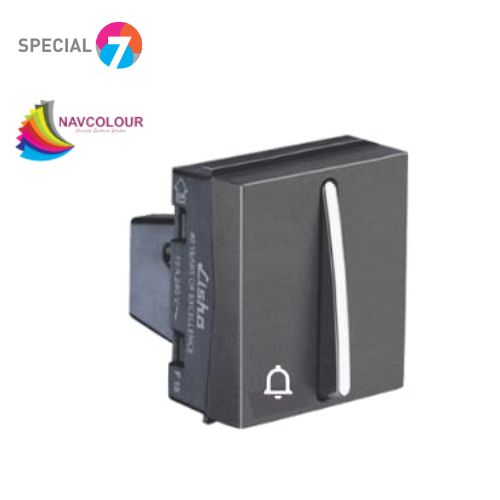 LISHA S7 10A 2M SLIMZ BELL PUSH SWITCH