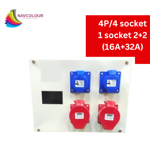 ENCLOSURE 4POLE 4 SOCKET CLOSER 2+2 (16A+32A)