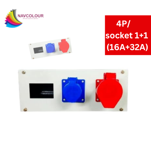 ENCLOSURE 4POLE 2 SOCKET CLOSER 1+1 (16A +32A)