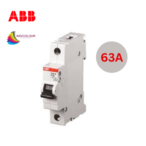 ABB 63A SINGLE POLE (SP) MCB C SERIES
