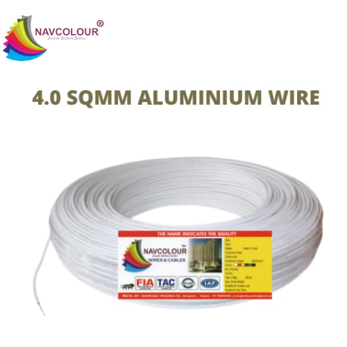 NAVCOLOUR 4.0Sq MM ALUMINIUM 80MTR WIRE