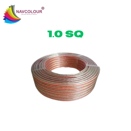 POLY ONE 1.0SQMM COPPER SPEAKER WIRE 90 MTR
