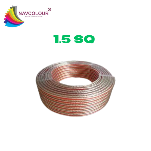 POLY ONE 1.5SQMM COPPER SPEAKER WIRE 90 MTR