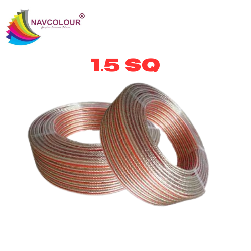 SUNRICH 1.5 SQMM COPPER SPEAKER WIRE 80 MTR