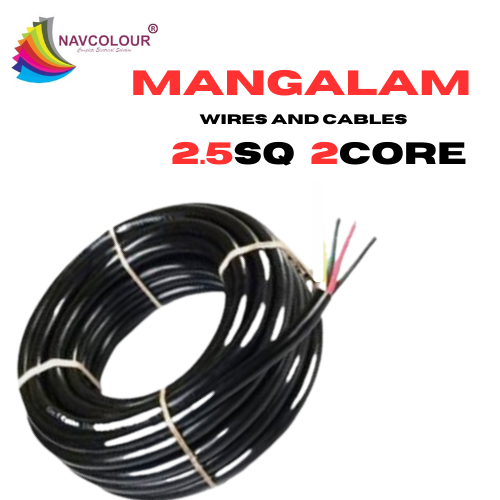 MANGALAM 2.5SQMM 2 CORE WIRE 90 MTR