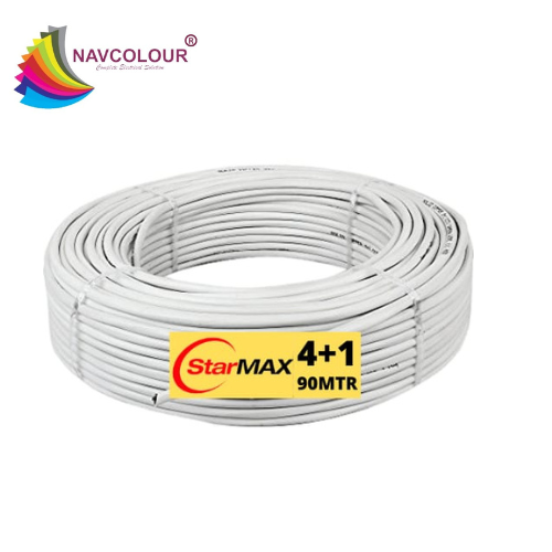 BHARTI 4+1 CCTV COPPER CAMERA WIRE 90METER