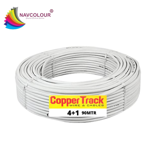 COPPER TRACK 4+1 CCTV COPPER CAMERA WIRE 80METER