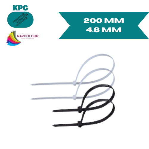KPC CABLE TIES 200MM (4.8MM)