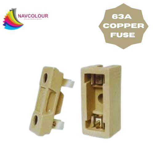 63A FUSE SHIVNIDHI PORCELAIN (COPPER)