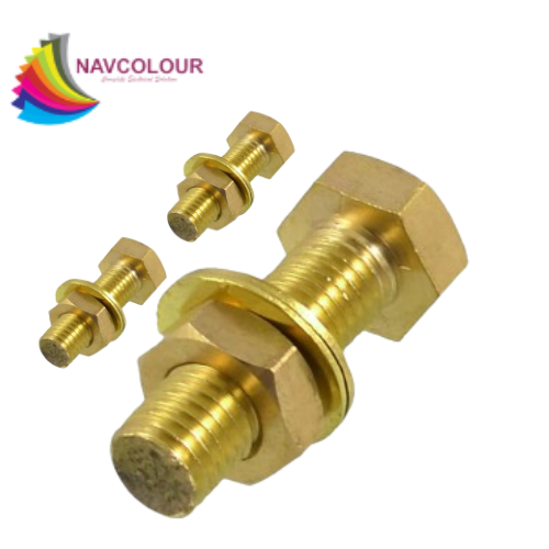 BRASS NUT BOLT 3 INCH * 1/2 INCH
