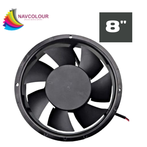 8" COOLING FAN ROUND