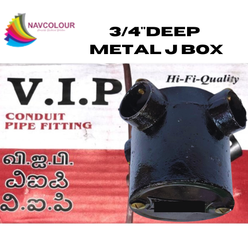 3/4 DEEP METAL JUNCTION BOX
