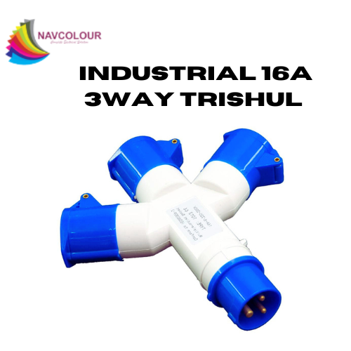 16A 3WAY INDUSTRIAL TRISHUL PVC