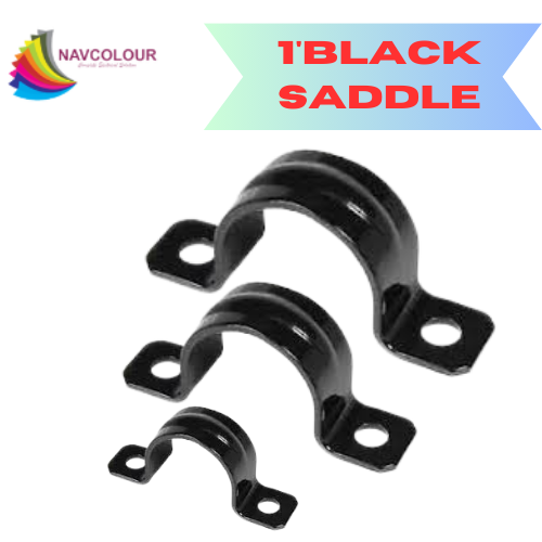 1 INCH BLACK SADDLE 25MM (144PCS)