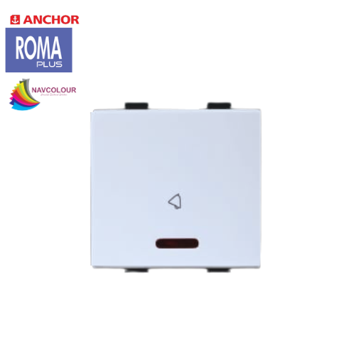 ROMA PLUS 10A BELL PUSH WITH INDICATOR 2M
