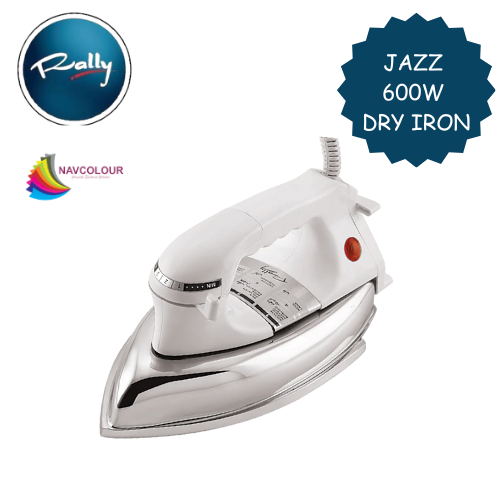 RALLY JAZZ 600W DRY IRON HEAVY WEIGHT PLANCHA