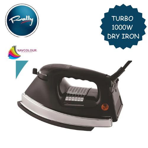 RALLY TURBO 1000W LIGHT WEIGHT PLANCHA IRON
