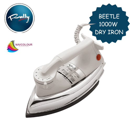 RALLY BEETLE 1000W DRY IRON HEAVY WEIGHT PLANCHA