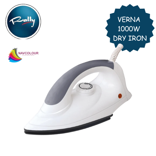 RALLY VERNA 1000W DRY IRON | LIGHT WEIGHT